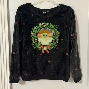 Star Wars Baby Yoda Grogu Christmas Ugly Sweater Soft XL Mandalorian Women